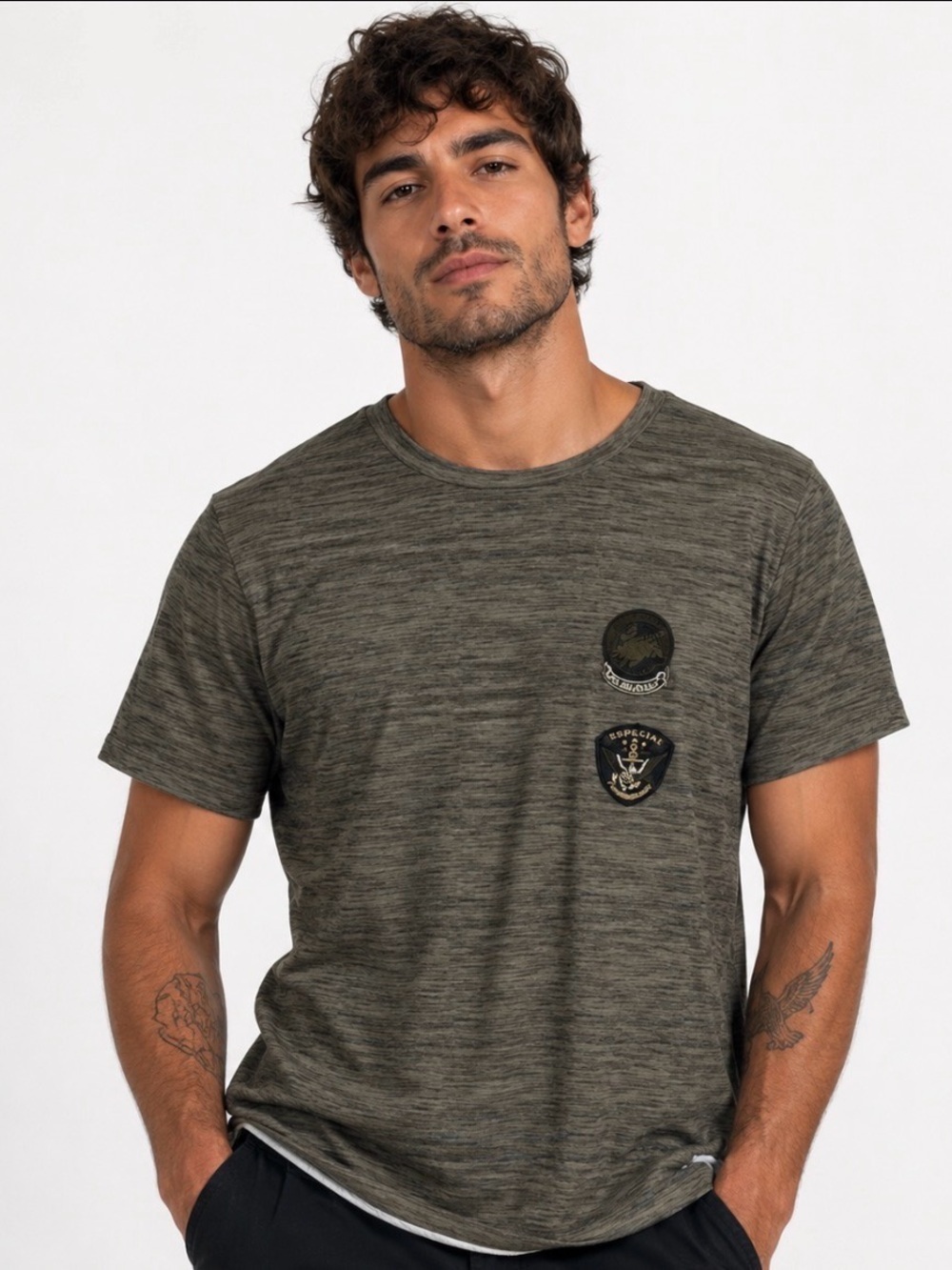 Brooklyn Standard Olive Green Graphic T-Shirt Men’s Size L